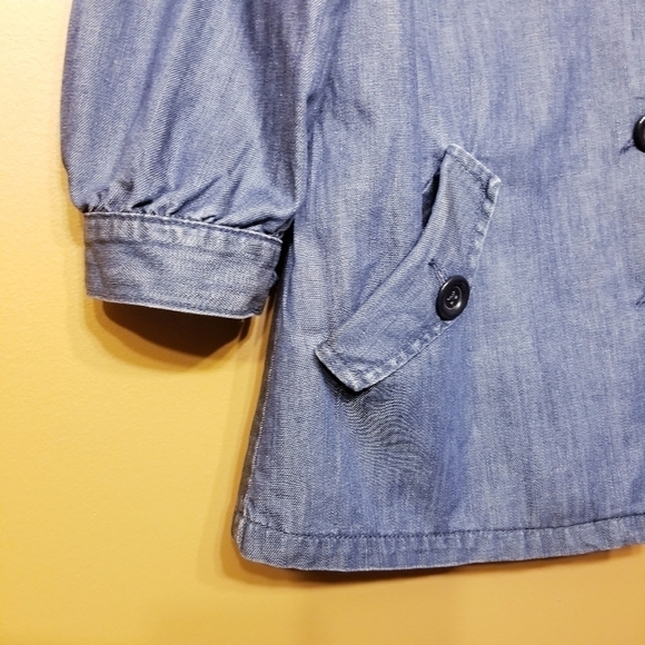 H&M | Women's Denim Peplum Style Jacket (US Size 8) - Picture 5 of 10